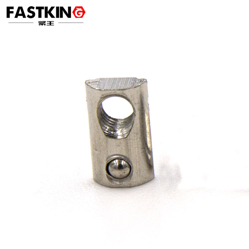 M3M4M5M6鍍鎳歐標20型彈珠螺母 工業鋁型材配件